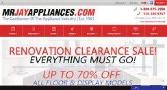Desktop Screenshot of mrjayappliances.com